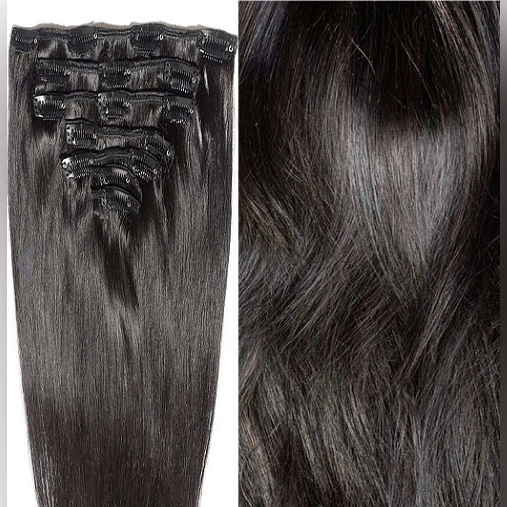 Clip in hair extensions